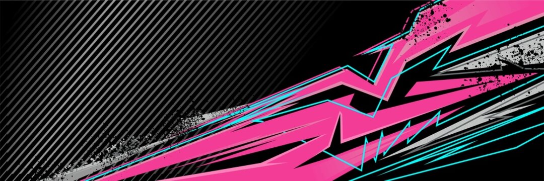 Pink Racing Grid (Digital Graphic)